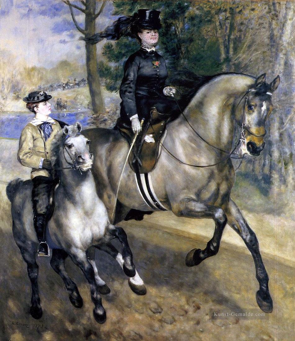 Reiten in Bois de Boulogne Pierre Auguste Renoir Ölgemälde